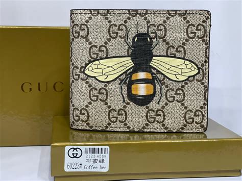 gucci bee wallet replica|Gucci wallet with bumble bee.